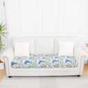 Smiry Printed Couch Cushion Covers, Stretch Soft Couch Covers for Sofa, Washable Non-Slip Sofa Slipcover Furniture Protector for Indoor and Outdoor (Large, Light Green)