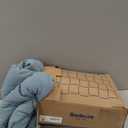 Bedsure Queen Comforter Set, Dusty Blue Soft Prewashed Bedding for All Seasons, 3 Pieces GentleSoft Bed Set, 1 Lightweight Comforter (90"x90") and 2 Pillowcases (20"x26")