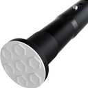 Oxdigi Tension Curtain Rods Adjustable Shower Curtain Rod Spring Tension 142.1-160 Inches, Curtain Rods No Drilling No Rust Antislip Heavy Duty for Bathroom, Window, Closet, Room Divider, Matte Black