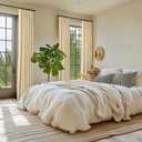 CAPALOCA Pinch Pleated Curtains Blackout, Linen Blackout Curtains 96 inches Long 2 Panels Set for Bedroom, Thermal Insulated Pinch Pleated Drapes for Living Room, 40"W x 96"L (Pack of 2), Khaki
