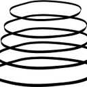 5 Pieces of 5 Sizes Turntable Belt Turntable Belts,Record Player Belt,Turntable Belt Replacement,Different Specifications Machine Recorder Rubber Belt for Repair Replacement Maintenance