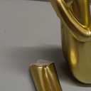 Xmeden Gold Decor Women Statue, Thinker Girl Sculptures, Modern Abstract Art Accents, Golden Resin Collectible Figurines for Living Room Bedroom Bookshelf Coffe Table, Resin, 1Piece