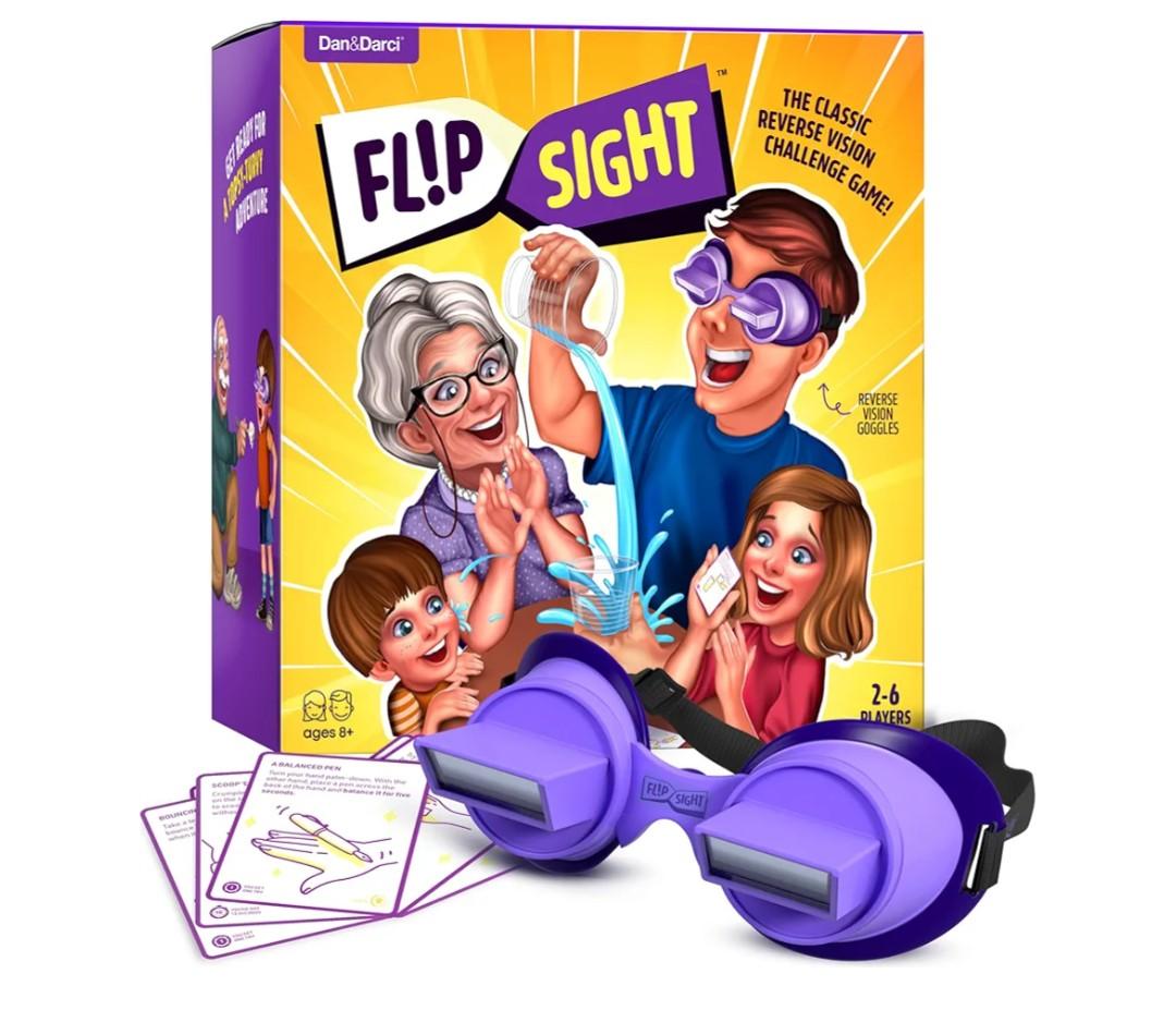 Dan&Darci FlipSight Goggles Challenge Game - Teen Boy Gifts - Party Games - Group Games for Kids, Teens & Adults - Gifts for 10, 11, 12, 13, 14 Year Old - Teenage Boys Girls Birthday Gift - Family Fun