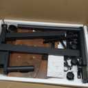 Overbed Table with Wheels Adjustable Height, Tiltable Desktop with Tray, Over Bed Table Rolling Bedside Tables, Medical Mobile Standing Desk, for Hospital Office Bedroom Sofa, Brown