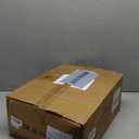 UERMEI 8ft Round Area Rug Living Room Rugs - 8x8 Washable Neutral Modern Abstract Soft Thin Rug Indoor Floor No Slip Rug Carpet for Bedroom Under Dining Table Home Office Decor - Brown Grey