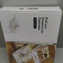 2 Pack Pull Out Cabinet Organizer, Slide Out Cabinet Drawers Peel and Stick Pull Out Drawers Heavy Duty Pull Out Shelf for Kitchen, Cupboard, Pantry, Bathroom (16.5" D*11.8" W*3.94" H-White)