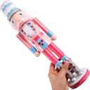 IMIKEYA Christmas Nutcrackers Figure: 1PCS Pink Wooden Nutcracker Soldier Christmas Ornament Decoration Ornament for Xmas Indoor Tabletop Desktop Shelves
