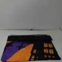 Avezano Halloween Backdrop Horror Moon Night Halloween Backdrops for Parties Haunted Castle Scary Pumpkin Witch Full Moon Photography Background, Purple 10 x 7 ft