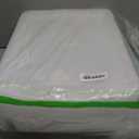 Morcte 3-Pack Commercial Dough Proofing Box Tray with 3 Lids, Commercial Bus Box with lid, White