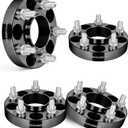 EVIL ENERGY 5x4.5 Wheel Spacers 1 inch Compatible for Ford Ranger 1983-2011, 5x114.3 mm Hubcentric with Lip 5 Lugs 70.5 mm Hub Bore 1/2x20 Studs Black