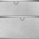 Fits for Jenn.Air 71002111 Downdraft Range Hood Grease Filter by AMI PARTS - Microwave Oven Aluminum Mesh Grease Filter 15 5/8" x 6 3/8" (2-Pack)