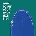 Dr. Scholl's Prevent Pain Protective Insoles, Protect Against Foot, Knee, Lower Back Pain, Promote Foot Health & Wellness, Trim to Fit Insert, Men Shoe Size 8-14, 1 Pair