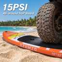 Standup Paddle Board Inflatable paddleboards Adults sup Stand up Blow up Tabla (Orange)