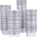 Kingrol 300 Pack Aluminum Foil Ramekins, 4 oz Disposable Baking Cups for Tart, Cupcake, Souffle, Appetizer