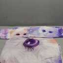 Cat Fitted Sheet Toddler Bedding Set Twin Size,Floral Bedding Animal Themed Fitted Sheet for Kids Girls Bedroom Decor Aesthetic,Cute Kids Bedding Fitted Sheet,1 Fitted Sheet+2 Pillowcases (Queen)