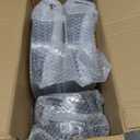 200PCS Clear Plastic Plates with Gold Rim, Disposable Heavy Duty Plastic Plate, 100 Dinner and 100 Dessert Plates for Party and Wedding