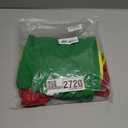 Women's Halloween Costumes Adult 2 Piece Set Chinlindina Outfits Green Sleeveless Dress with Red Cardigan XS