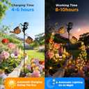 Solar Watering Can Lights, 2 Pack Solar Lights Outdoor Waterproof Hanging Lantern Landscape Lights with Elf Shepherd Hook Garden Decor for Yard Patio Lawn, Gifts for Mom Grandma Birthday (Warm White)