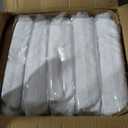 50 Pcs White Washable Removable Universal for Wedding Party Dining Banquet Polyester Spandex Stretch Slipcovers Chair Covers
