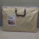 Back Seat Extender for Dogs, Dog Car Seat Cover for Back Seat Supports 420lbs, Hard Bottom Backseat Extender for Dogs, Waterproof Dog Hammock for Car, SUV, Truck Beige