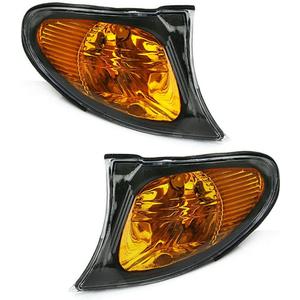 Left+Right Corner Lights Turn Signal Lamps for BMW 3 Series E46 325i 325xi 2002 2003 2004 2005 Yellow Lens, 2 Pieces