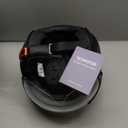 Yesmotor 3/4 Motorcycle Helmets Retro Open Face Vespa Scooters Helmet with Clear Visor for Men and Women- DOT Approved (Medium, Matte Black)