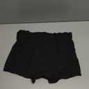 Thinx Ultra-Soft Period Underwear, Overnight Boy-Shorts Leakproof, Holds Up to 12 Regular Tampons*, Period Underwear for Women, Reusable & Controls Odor, Black, XL