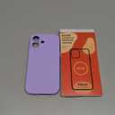 Vooii Magnetic for iPhone 17 Case, Compatible with Magsafe (Premium Liquid Silicone) (Integrated Camera Control Button) Full Body Protective Anti-Scratch Microfiber Lining 6.3", Light Purple