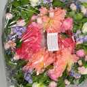 Summer Wreath for Front Door 24 Inch, Summer Wreaths with Large Peony for Home Spring Decor Easter Indoor Outdoor Wall Festival Wedding Celebrations
