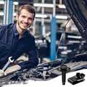 Upgraded 60PCS M6-1.025mm Extruded U Nuts and Hex Head SEMS Bolts Kits Automotive Body Screws Clips(30 Sets)  Fender Liner Screw with U Clips, Black M6x1.0 Body Bolts for Bumpers,Fenders