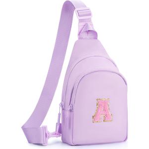 Gifts for Teen Girls Kids | Birthday Gift for 3 4 5 6 7 8 9 10 11 12 13 14 Year Old Girl,Crossbody Sling Bag Backpack Fanny Pack Purse,Cute Trendy Stuff - Lavender,A