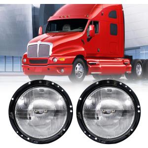 Headlights for Kenworth T2000 1997-2011 Headlight Assembly Replacement Kenworth T2000 Front Headlamp Driver & Passenger Side