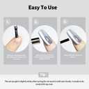 4 x JODSONE 16.5ml Cat Eye Gel Nail Polish Silver Glitter Magnetic Reflective Translucent Need U V Curing