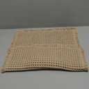 Upgraded Waffle Runner Rug, Super Absorbent Non Slip Bath Mats for Bathroom Floor, Machine Washable Bathroom Runner Rug with Tassels for Laundry Room, Modern Farmhouse Decor (Brown 43x61cm)