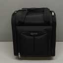 Amazon Basics Underseat Carry On Luggage with Wheels - 14" Rolling Travel Bag, Black