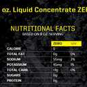 Sqwincher Zero Liquid Concentrate, Fruit Punch, 64 fl oz (Case of 6) (EXP 09/29/26)