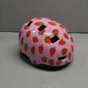 Toddler Bike Helmet, Helmet for Toddlers- Age 2-6 Years Old Adjustable Dial Fit (Strawberry S 48-54cm)