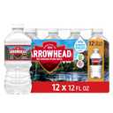 Arrowhead Mountain Spring Water Bottles, 12 Pack - Still Bottled Water with Naturally Occurring Minerals & Electrolytes for Taste - 12 Fl Oz