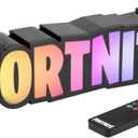 Fortnite RGB Color Changing Gaming Lamp with Remote Controller, Officially Licensed Gaming Light, Wall or Desk Display, USB Powered, Home Decor for Gamers | Paladone