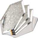 Lovdeco Peel and Stick Beveled Mirror Tile, Mirror Backsplash for Kitchen Bathroom Wall, 4 x7.87 Inches Hexagon, Antique (30 Pcs, 4.8 SQ.FT.)