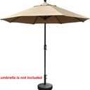 EliteShade Umbrella Base Water Filled Stand Market Patio Outdoor Heavy Duty Umbrella Holder(Black)