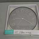 La Crosse Technology 12-Inch Everly Silent Analog Gray Quartz Wall Clock - 404-3831-INT