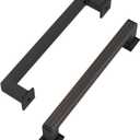 10 Pack 5 Inch(128mm) Oil Rubbed Bronze Kitchen Cabinets Handles Oil Rubbed Bronze Cabinet Pull Cabinet Hardware for Cupboard Square Kitchen Pulls for Cabinets Drawer Handles