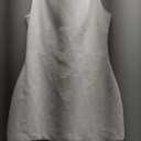 LuFeng Women's Summer Sexy Sleeveless Zipper Mock Neck Slim Fit A-line Mini Dress Bodycon Party Club Dress for Women (White) Large