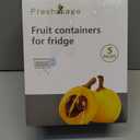 5 PCS Large Fruit Containers for Fridge - Leakproof Food Storage Containers with Removable Colander - Dishwasher & microwave safe Produce Containers Keep Fruits, Vegetables, Berry, Meat Fresh longer