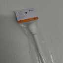 Kenney KN55250 Davenport Ball End Petite Caf Decorative Window Curtain Rod, 28-48" Adjustable Length, White Finish, 1/2" Diameter Steel Tube