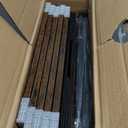 Furologee 5 Tier Bookshelf with Drawer, Tall Narrow Bookcase with Shelves, Wood and Metal Bookshelves Storage Organizer, Industrial Display Standing Shelf Unit for Bedroom, Living Room, Rustic Brown