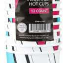Insulated Paper Cups with Lids - 16 oz - Case Pack of 288 - For Coffee, Tea & To-Go Beverages