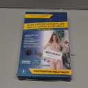 ChongErfei 3 in 1 Postpartum Belly Wrap - Recovery Belly/Waist/Pelvis Belt Black Postpartum Belly Band, Black L