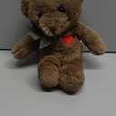 11.4 Small Teddy Bear with Heart Cute Brown Teddy Bear Stuffed Animals Soft Stuffed Bear Plush Bear Plushie Toys Gifts for Girlfriend Boyfriend Kid